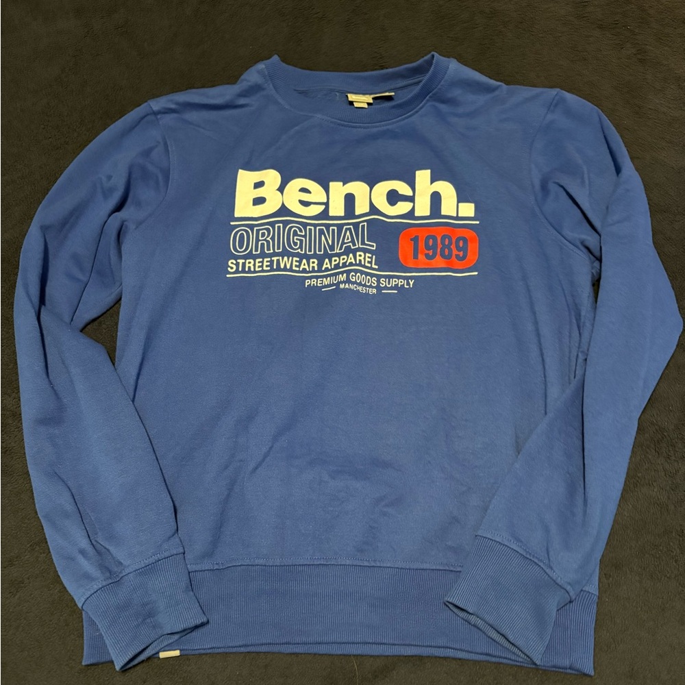 Bench Original Blue Crewneck Sweater